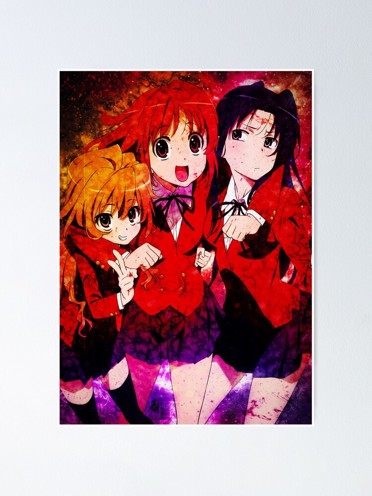 Ryuuji Takasu Toradora Anime Girl Waifu Fanart Poster for Sale by