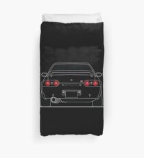 Nissan GTR R32 White Duvet Cover