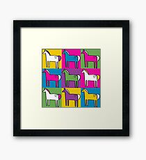 Ponys Gerahmtes Wandbild