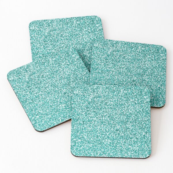 Item preview, Teal Green Glitter Sparkle Pattern designed and sold by Petgifts ★★★★★.