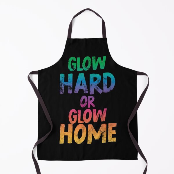 Item preview, Glow Hard or Glow Home glow home t-shirt 70s 80s shirt glow party designed and sold by MoohAs.
