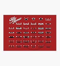 Alfa Romeo Family Photographic Print