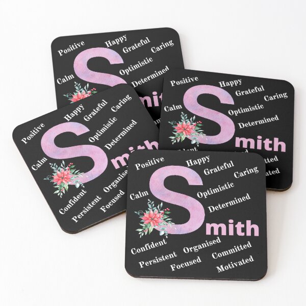 Artikelvorschau, Der Smith-Familien-Monogramm-Aufkleber zeigt stolze Familienmerkmale entworfen und verkauft von Faelee.