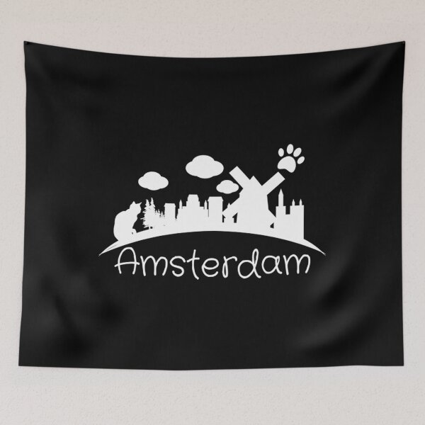Artikelvorschau, Amsterdam Skyline Cat 2 Classic. entworfen und verkauft von boryczmahlie.