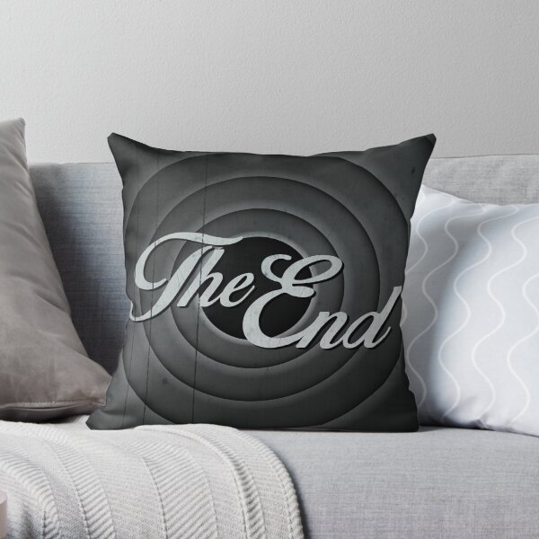 The End Throw Pillow