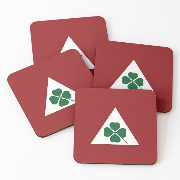 Quadrifoglio Classic Alfa Romeo Coasters (Set of 4)