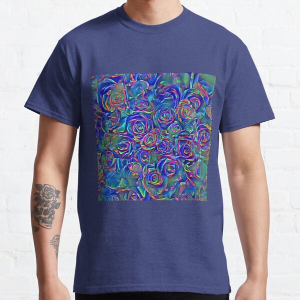 Roses of cosmic lights Classic T-Shirt