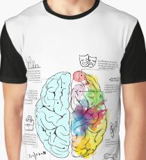 The Brain Infographic Graphic T-Shirt