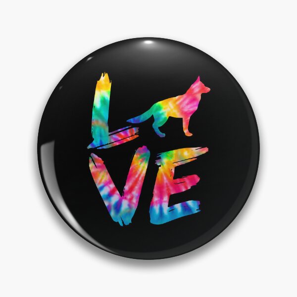 Artikelvorschau, Corman Shepherd Dog Love Tie Dye Design entworfen und verkauft von rafaeltto.