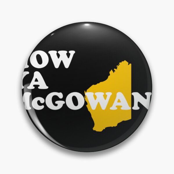 Item preview, How Ya Mcgowan Bold White Gold Edition Mark Mcgowan Merch 663 designed and sold by Russellones.