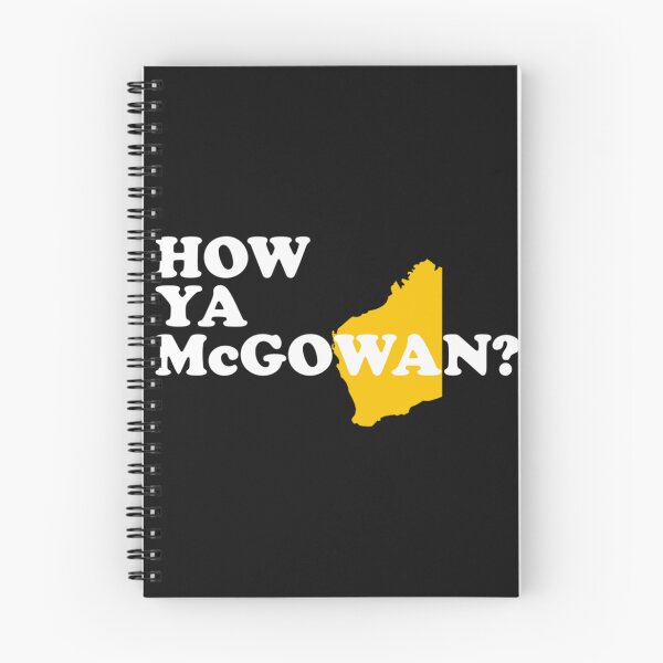 Item preview, How Ya Mcgowan Bold White Gold Edition Mark Mcgowan Merch 663 designed and sold by Russellones.