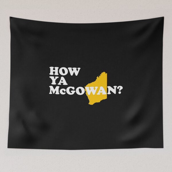 Item preview, How Ya Mcgowan Bold White Gold Edition Mark Mcgowan Merch 663 designed and sold by Russellones.