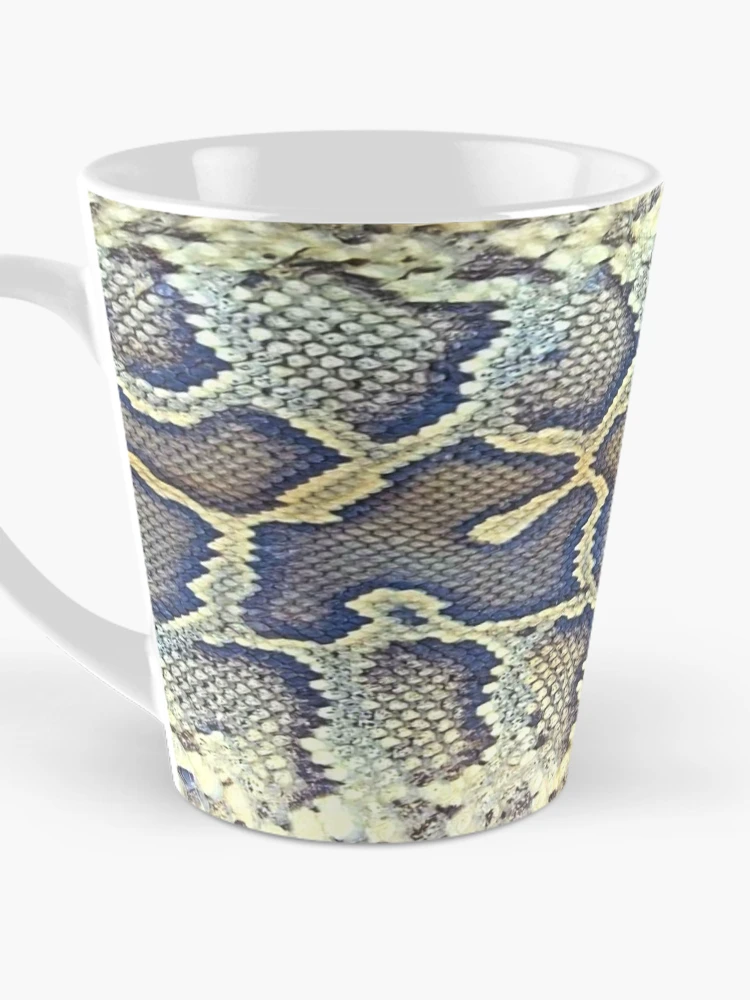 Thumbnail 3 of 4, Coffee Mug, Burmese Python Skin designed and sold by Tree45.