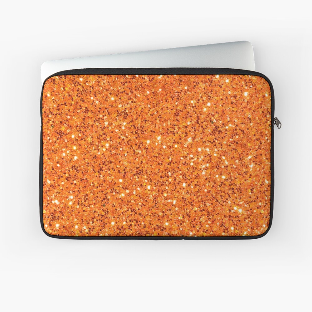 Orange Glitter Sparkle Pattern iPhone Case