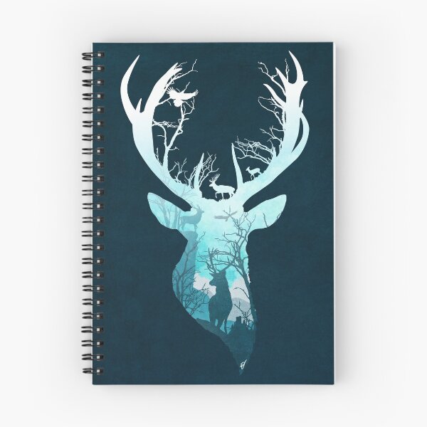 Item preview, Deer Blue Winter designed and sold by DVerissimo.