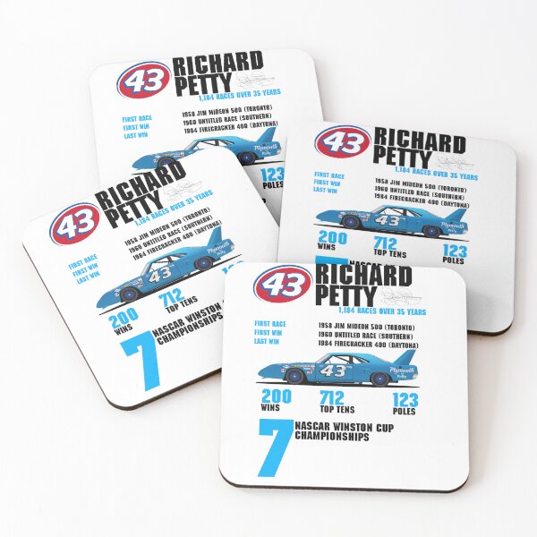 Item preview, NASCAR stats - Richard Petty designed and sold by TaylorsGallery.