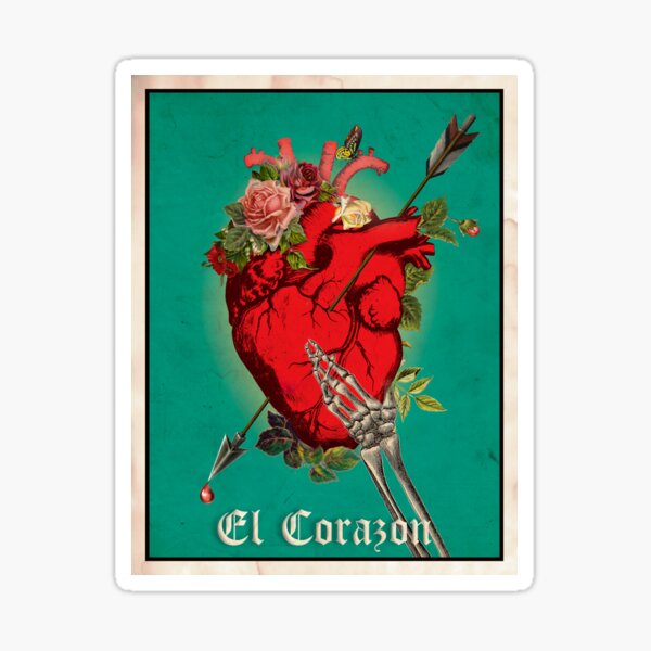 El Corazon Pegatina