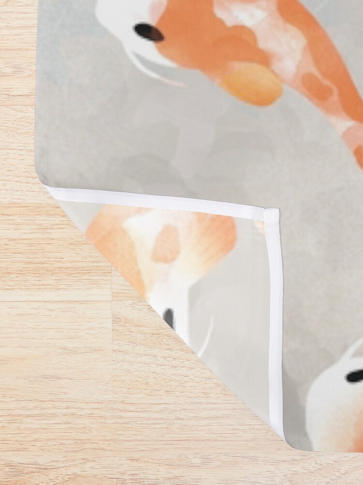 Alternate view of Japanese Koi Fish Shower Curtain