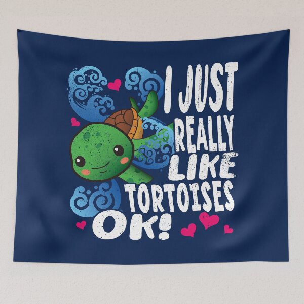 Item preview, I Just Really Like Tortoises designed and sold by samah82.