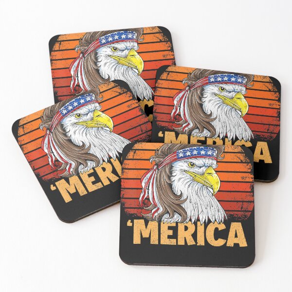 Item preview, Eagle Mullet Merica 4th of July American Flag USA designed and sold by SethFrancis37.