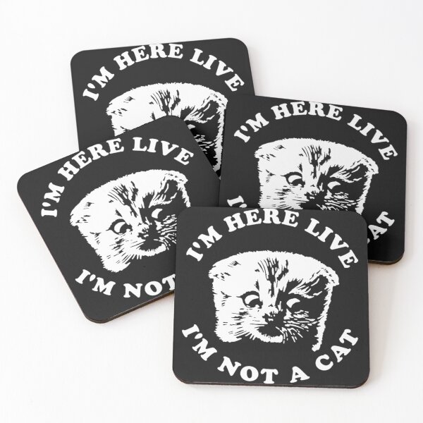 Item preview, Im Here Live Im Not A Cat 67 designed and sold by Russellones.