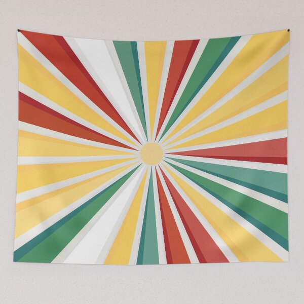Item preview, Colorful Sunburst Pattern designed and sold by risingrocket.
