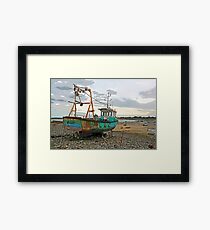 Guernsey Fischerboot Gerahmter Kunstdruck