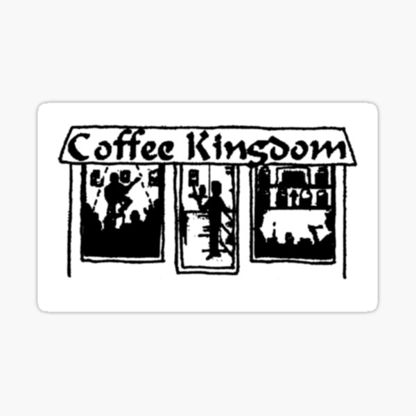 Item preview, Coffee Kingdom Worcester, MA (Black in White Box, No Address) designed and sold by iseult72.