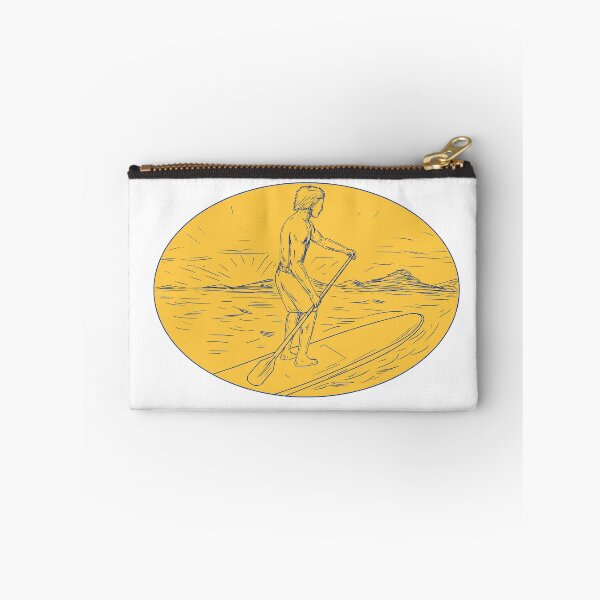 Item preview, Dude Stand Up Paddle Board Oval Drawing designed and sold by patrimonio.