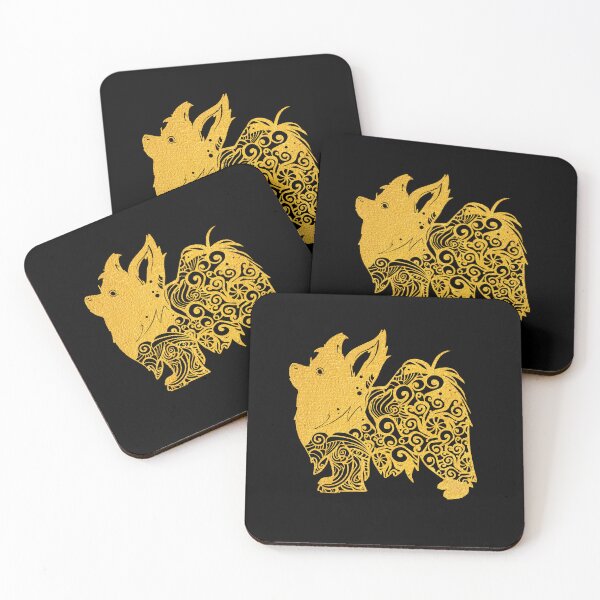 Item preview, Papillon Dog Papercut Mandala Art designed and sold by hign.