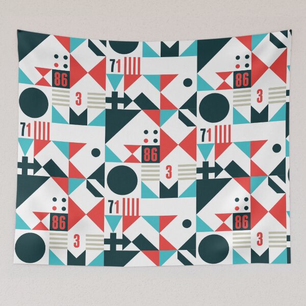 Item preview, Shapes Numbers Colours Bauhaus II designed and sold by gtcdesign.