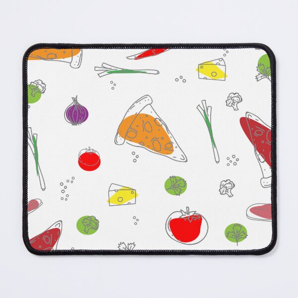Item preview, Pizza Colorful Fruit Topping Pattern designed and sold by risingrocket.