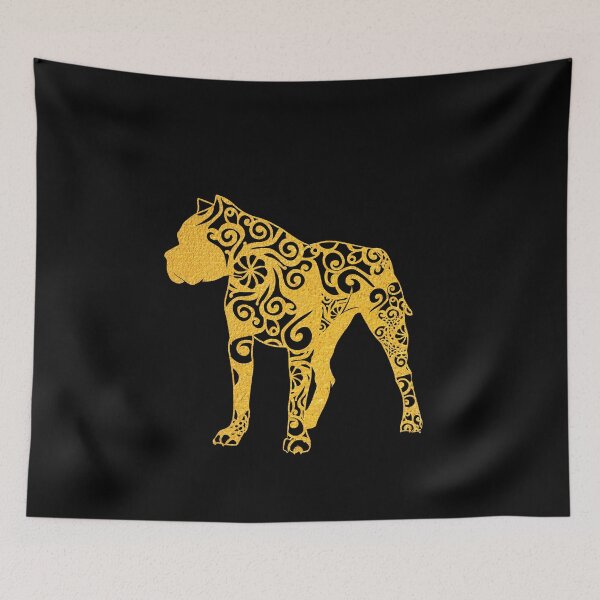 Item preview, Pit Bull Dog Papercut Mandala Art designed and sold by hign.
