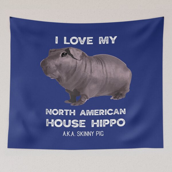 Item preview, I love my House Hippo Skinny Pig Owners designed and sold by DalyCobiso.