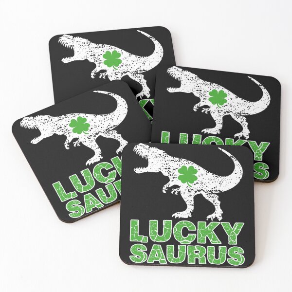 Item preview, luckysaurus dinosaur shamrock st patricks day boys men designed and sold by DalyCobiso.