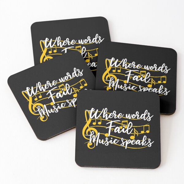 Item preview, Musician Guitar Where Words Fail Music Speaks designed and sold by DalyCobiso.
