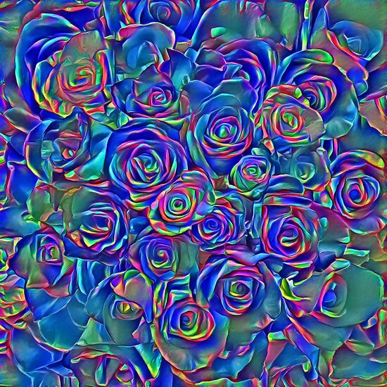 Roses of cosmic lights