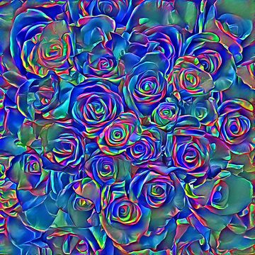 Artwork thumbnail, Roses of cosmic lights by blackhalt