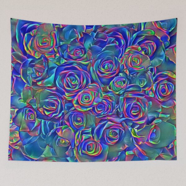 Item preview, Roses of cosmic lights designed and sold by blackhalt.