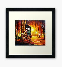 Waiting Back To The Future Framed Print