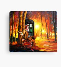 Waiting Back To The Future Metal Print