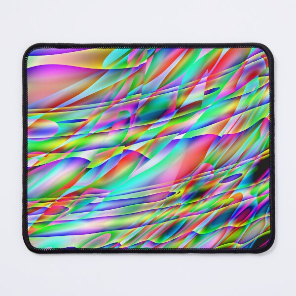 Item preview, Bright Multicolor Abstract Wavy Curves Digital Art designed and sold by AraljanFusion.