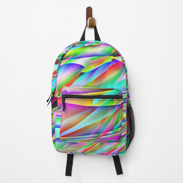 Item preview, Bright Multicolor Abstract Wavy Curves Digital Art designed and sold by AraljanFusion.
