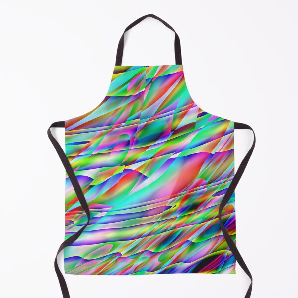 Item preview, Bright Multicolor Abstract Wavy Curves Digital Art designed and sold by AraljanFusion.