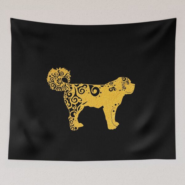 Item preview, St. Bernhard Dog Papercut Mandala Art designed and sold by hign.