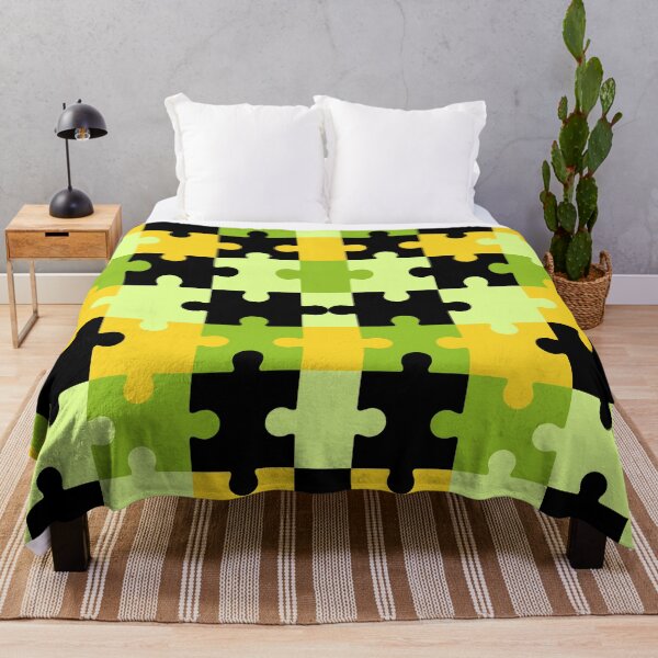 Item preview, Bright Colors Puzzle Pattern designed and sold by risingrocket.