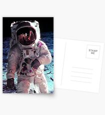 APOLLO-11 LUNAR WALK Postkarten