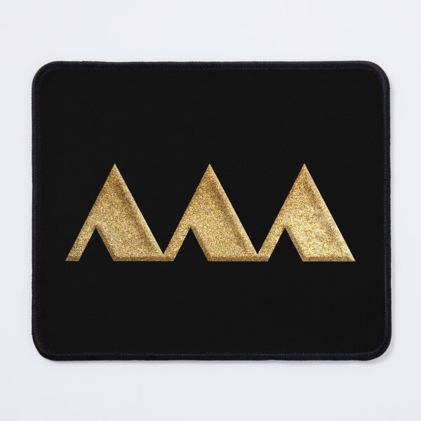 Item preview, Yamagata Prefecture Symbol in Gold Faux designed and sold by Takeda-art.