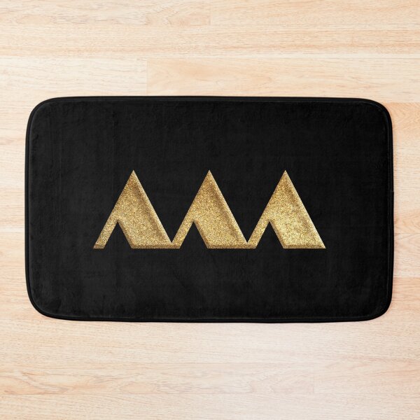 Item preview, Yamagata Prefecture Symbol in Gold Faux designed and sold by Takeda-art.
