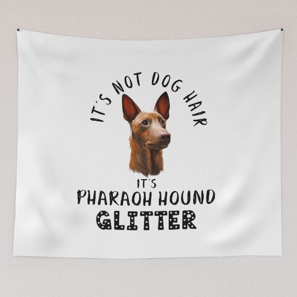 Item preview, It's not dog hair it's PHARAOH HOUND glitter funny dog quote designed and sold by theshirtinator.